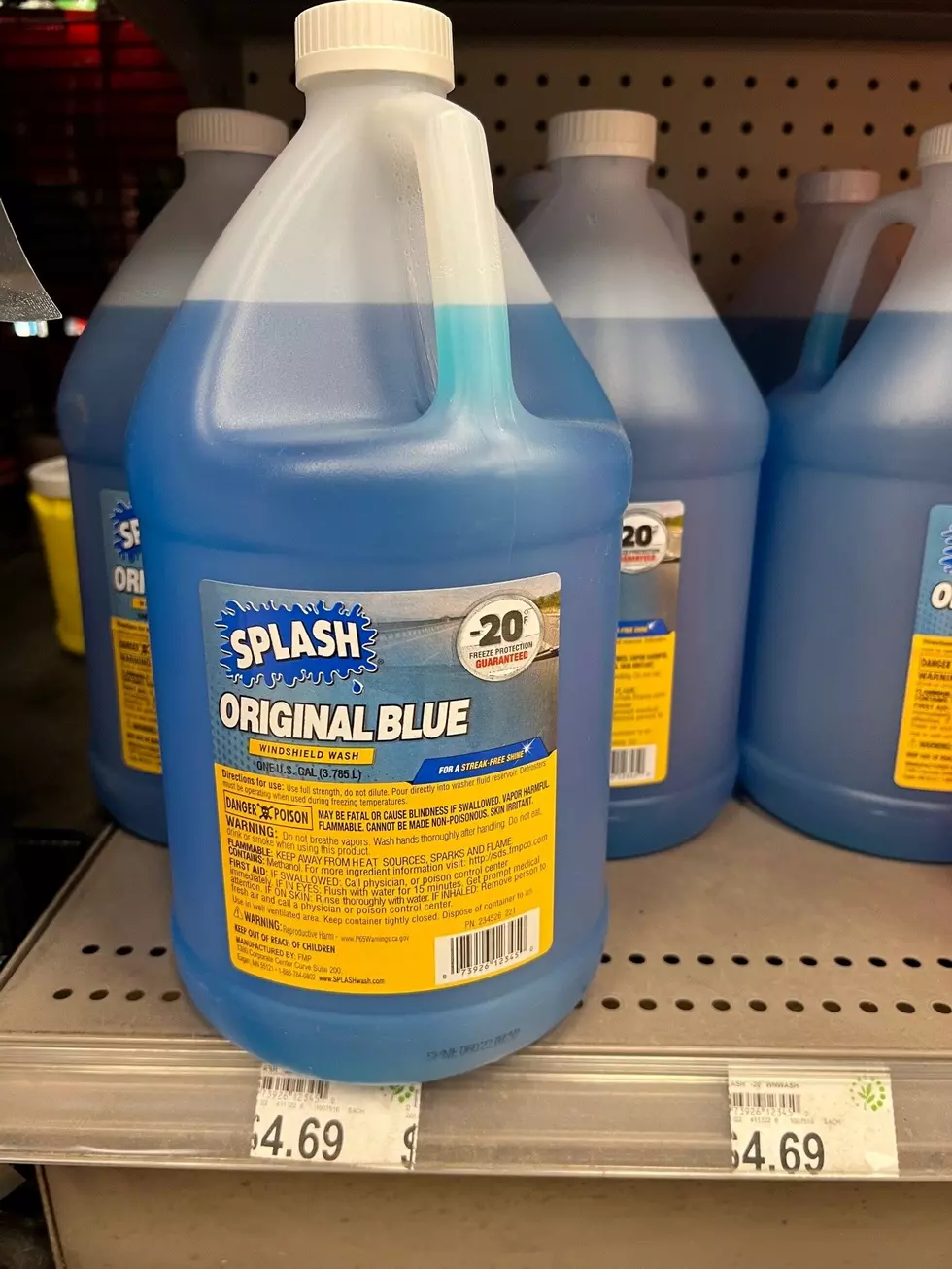 Splash Original Blue Wind shield Washer Fluid