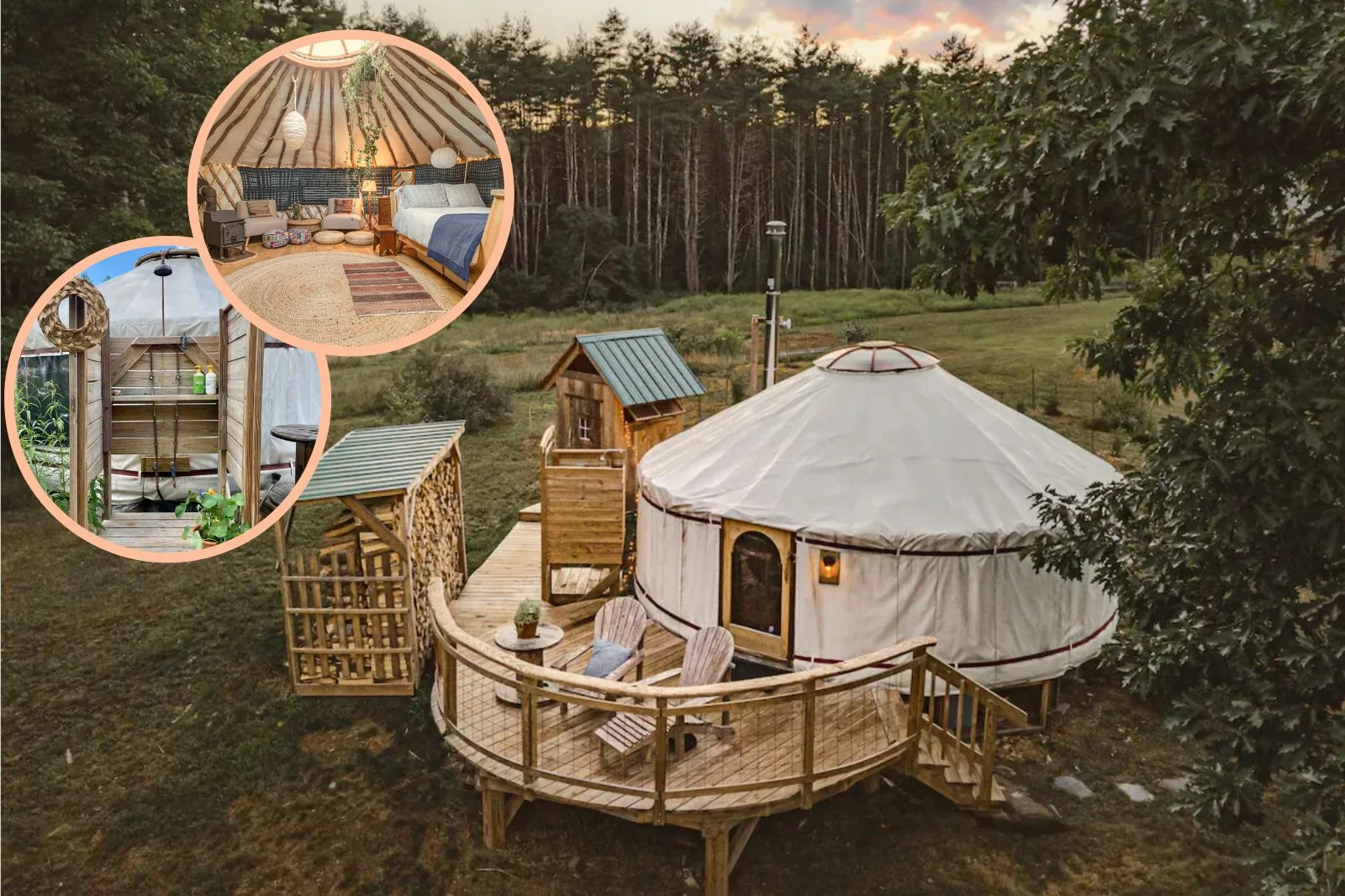 This Private Vermont Retreat Yurt is an Idyllic Year-Round Escape
