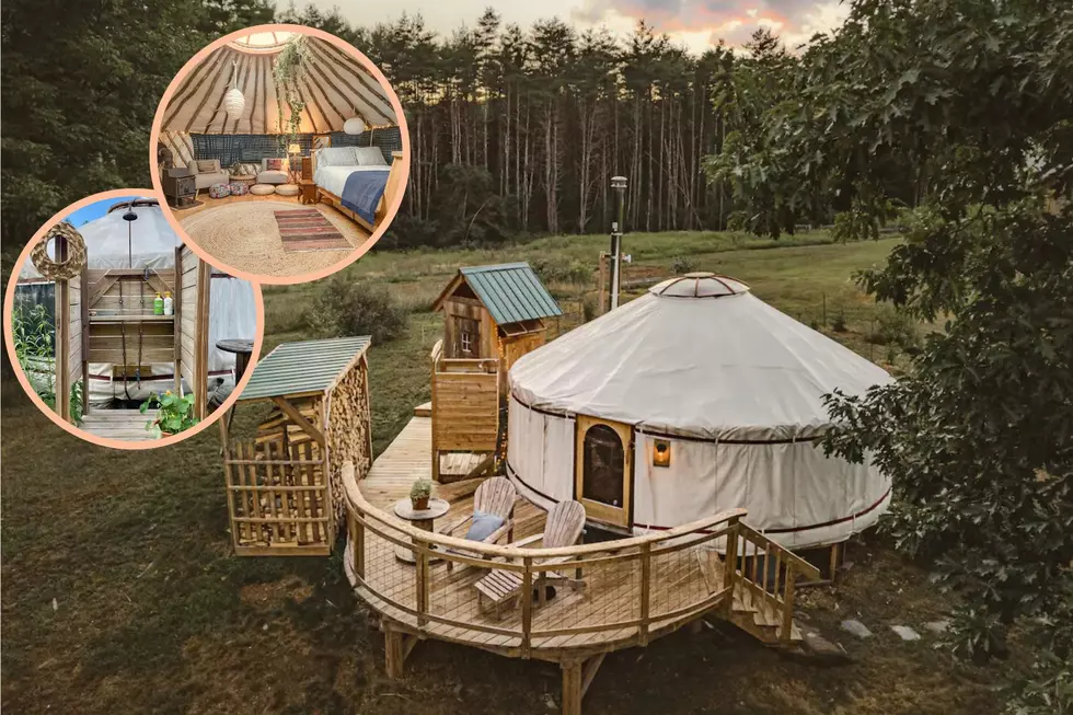 This Romantic & Private New England Yurt is an Idyllic Year-Round Escape