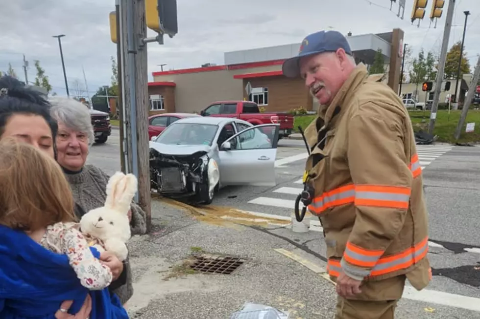 Maine Firefighter Has Heart Warming Act to Child After Car Crash 