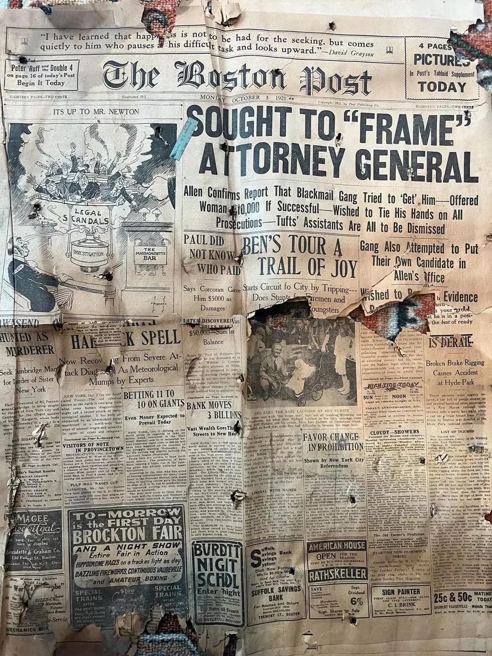 102-Year-Old Newspaper Found in a New Hampshire Home is an Amazing Piece of the Past