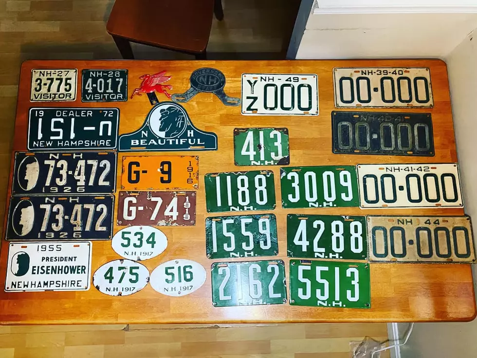See These Antique New Hampshire License Plates Over 115 Years Old