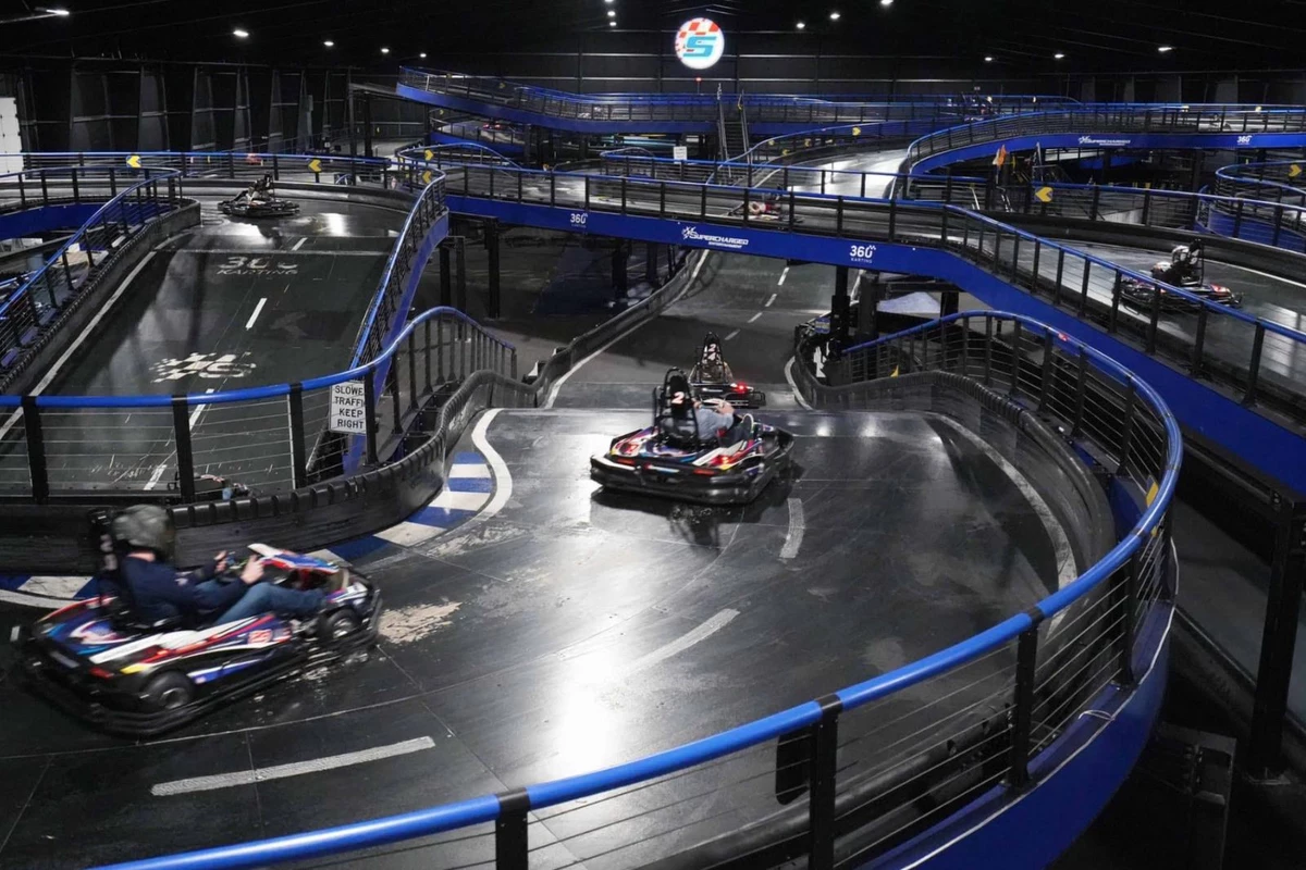 World's Largest Multi-Level Indoor Go-Kart Track in New England