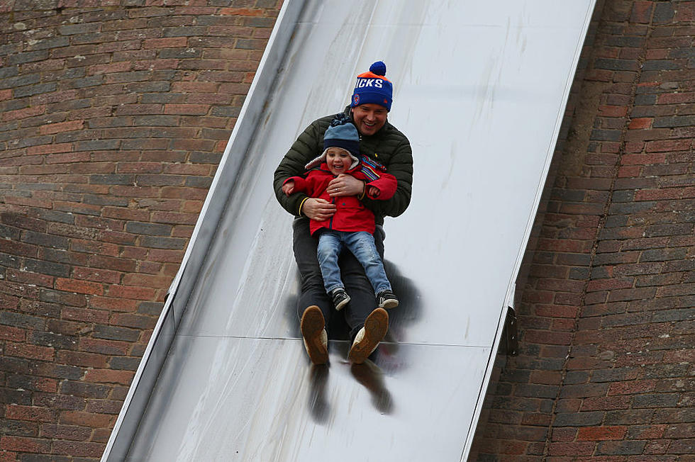 Now Famous: Boston Police Officer Gets Thrown Out of Steep Boston Playground Slide