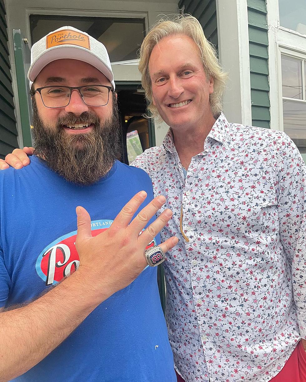 Red Sox Legend Stops in at This Portland, Maine, Restaurant and Pub