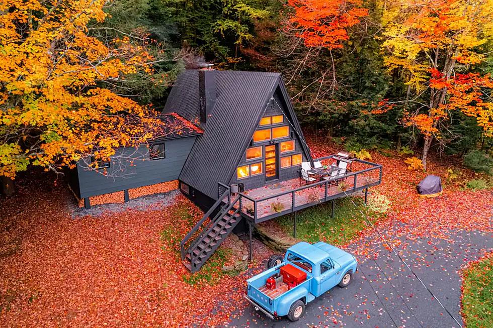 The Perfect Fall Getaway: Stunning A-Frame Airbnb Sits in the Scenic Woods of New England