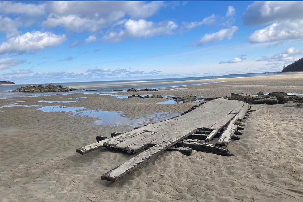 Large Surprise Shipwreck Piece Washes Up on Massachusetts Beach