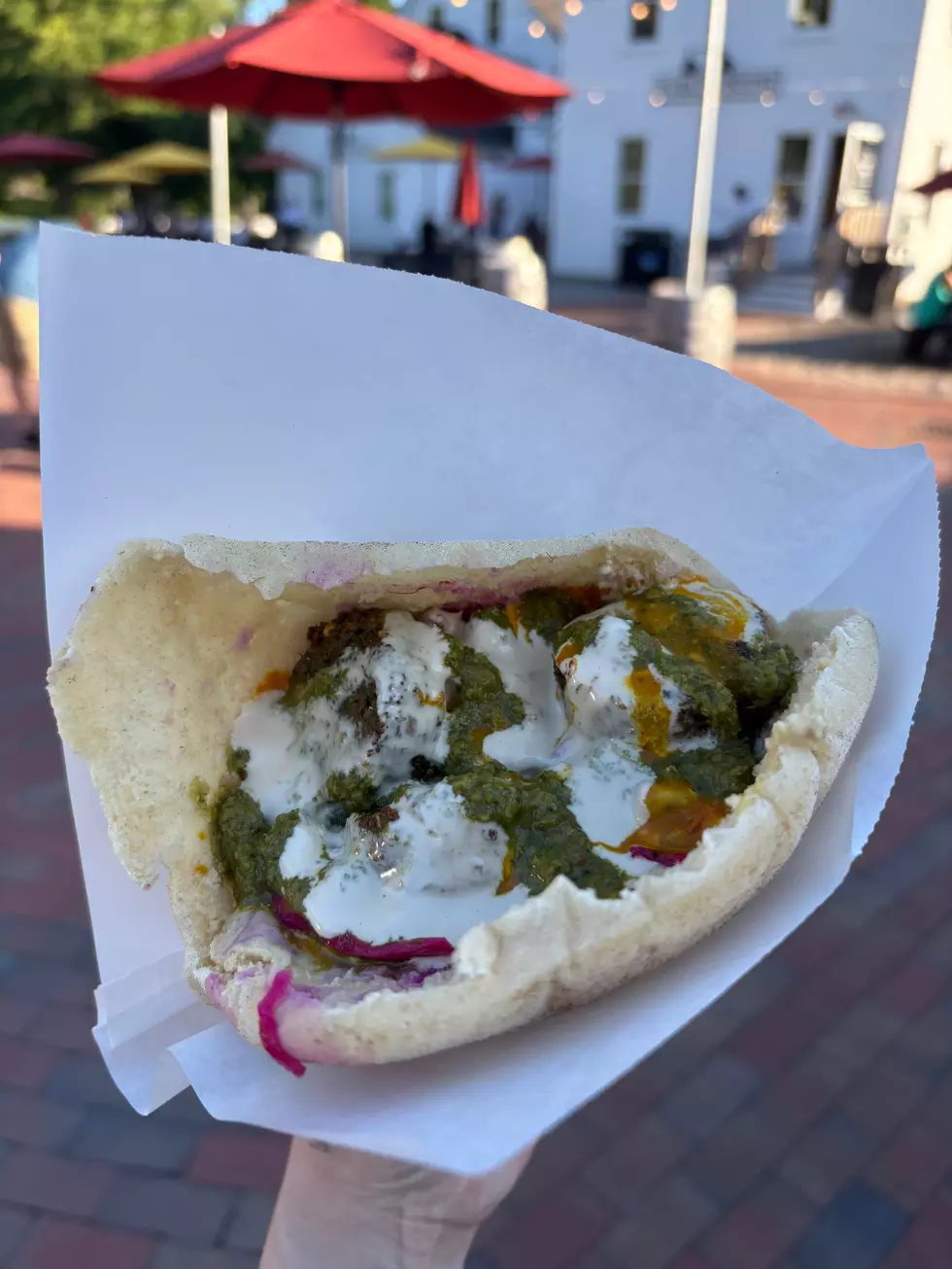 Falafel Wrap from DAHAB Falafel Co.