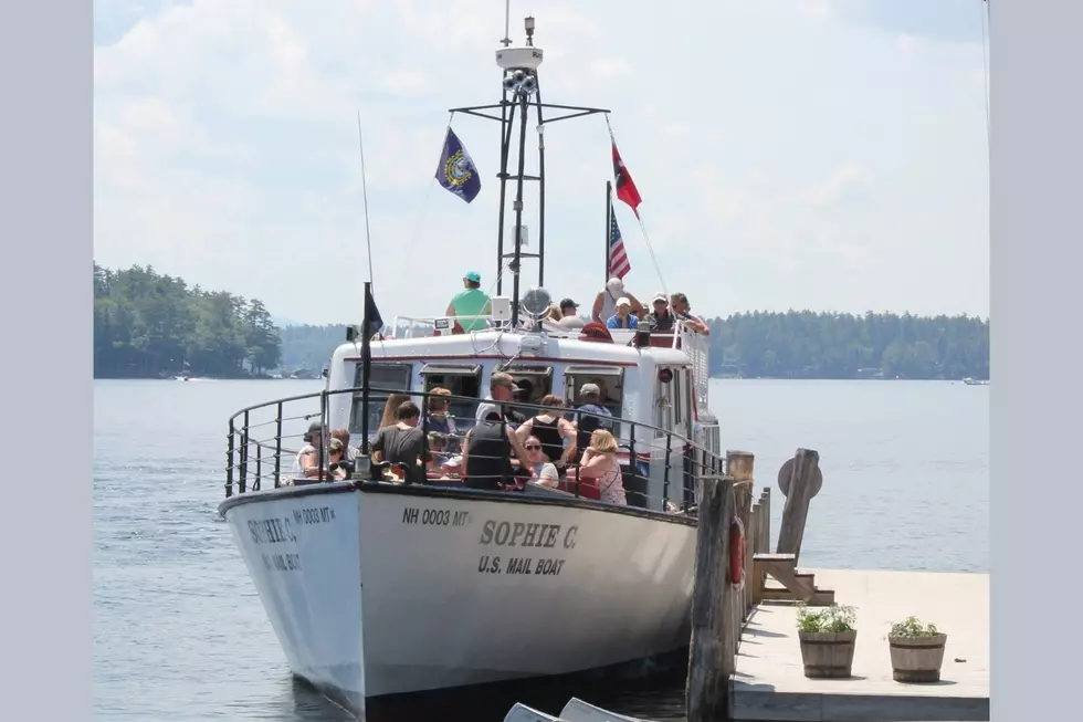 America's oldest floating post office cruises an NH lake.