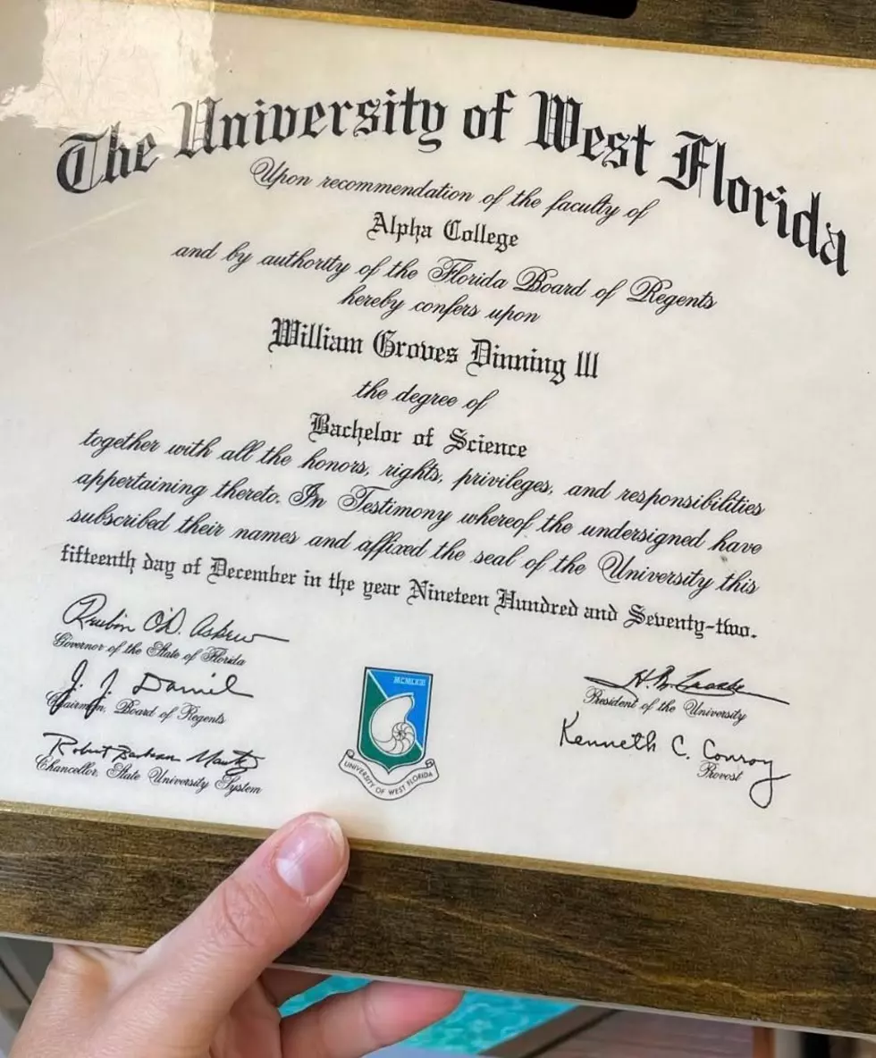 William Groves Dinning III Diploma via Bren Jennings