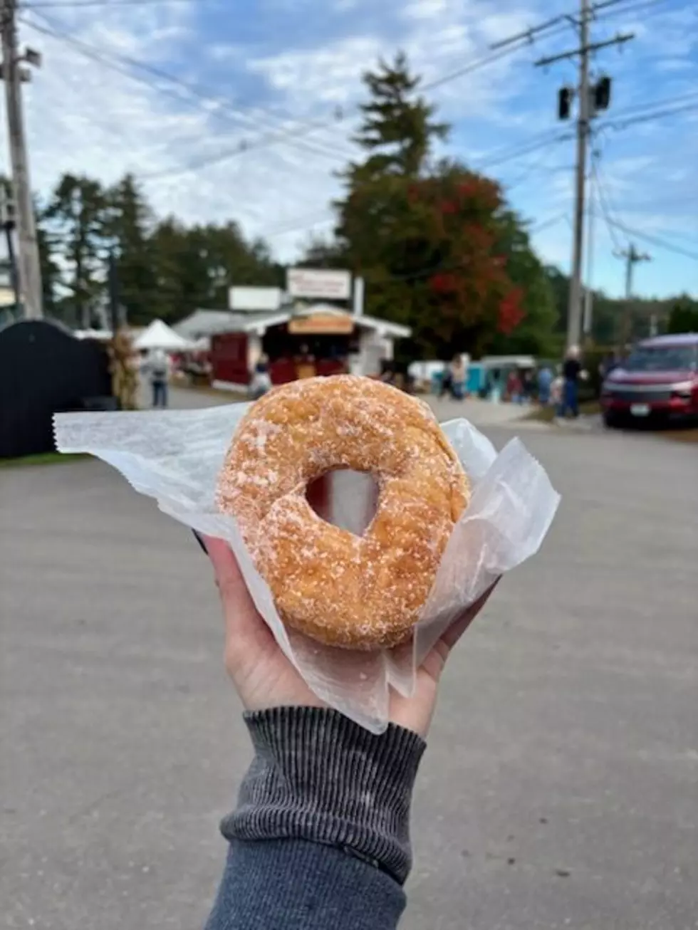 Jumbo Sugared Donut via Katie Killourhy