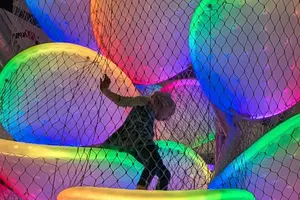 New 30-Foot Light-Up Climbing Structure Opens at Children’s Museum of New Hampshire