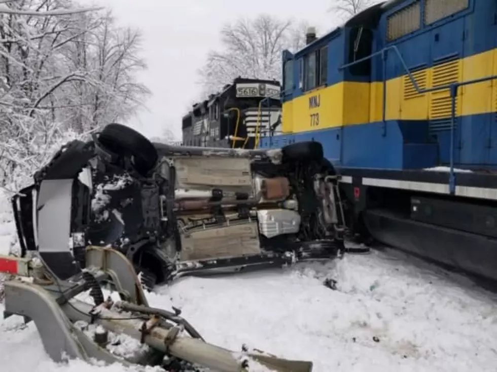 Car Struck By Train in New York
