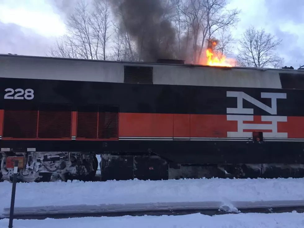 Train Catches Fire Near Poughkeepsie Station