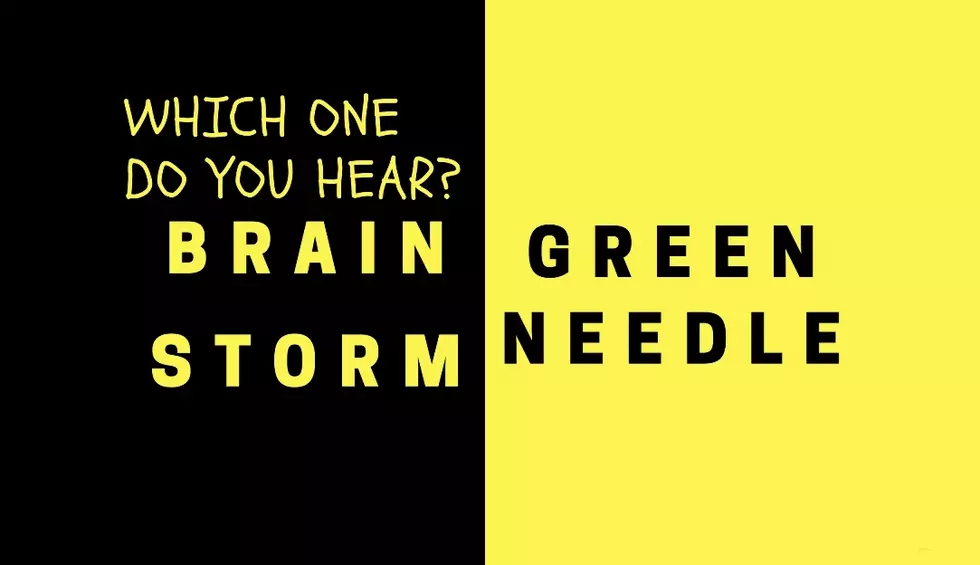 Newest Audio Illusion: Do You Hear Brainstorm or Green Needle?