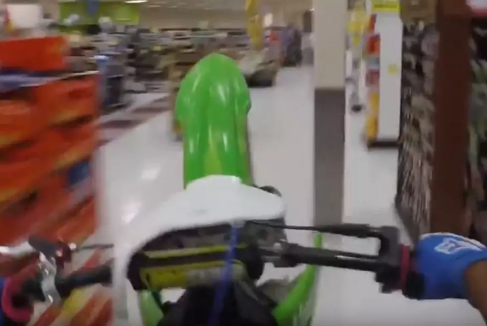 [Watch] New York Man Takes Dirt Bike Ride Through Store