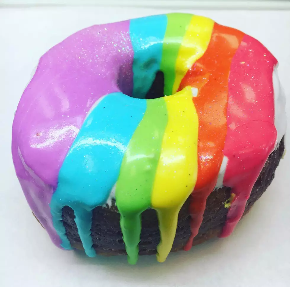 Local Shop Celebrates with Pride Doughnut