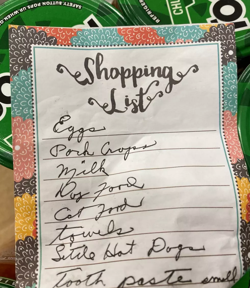 Help: Lost Grocery List Found at Local Hannaford