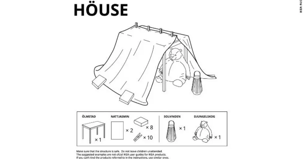 PHOTOS: IKEA Shares Instructions for 6 Homemade Pillow Forts