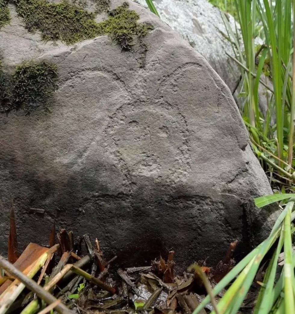 Chilling Stone Carving Near Kingston, New York Fascinates Those Who See It