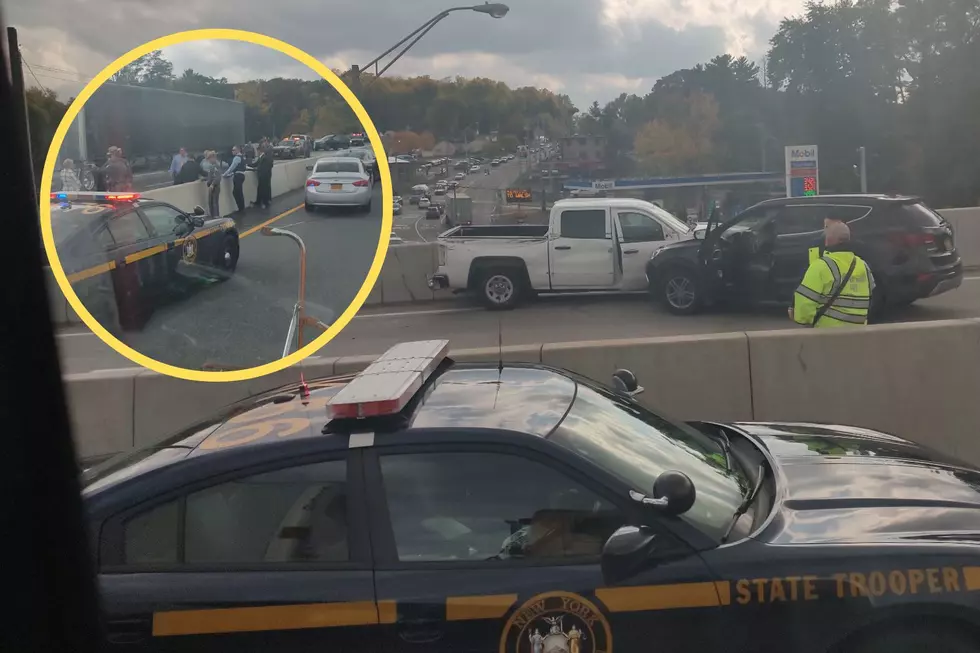 Nuevas fotos del accidente automovilístico del sospechoso de intento de asesinato en Newburgh