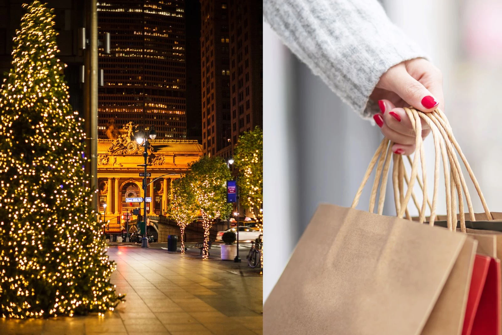 Holiday shopping in New York