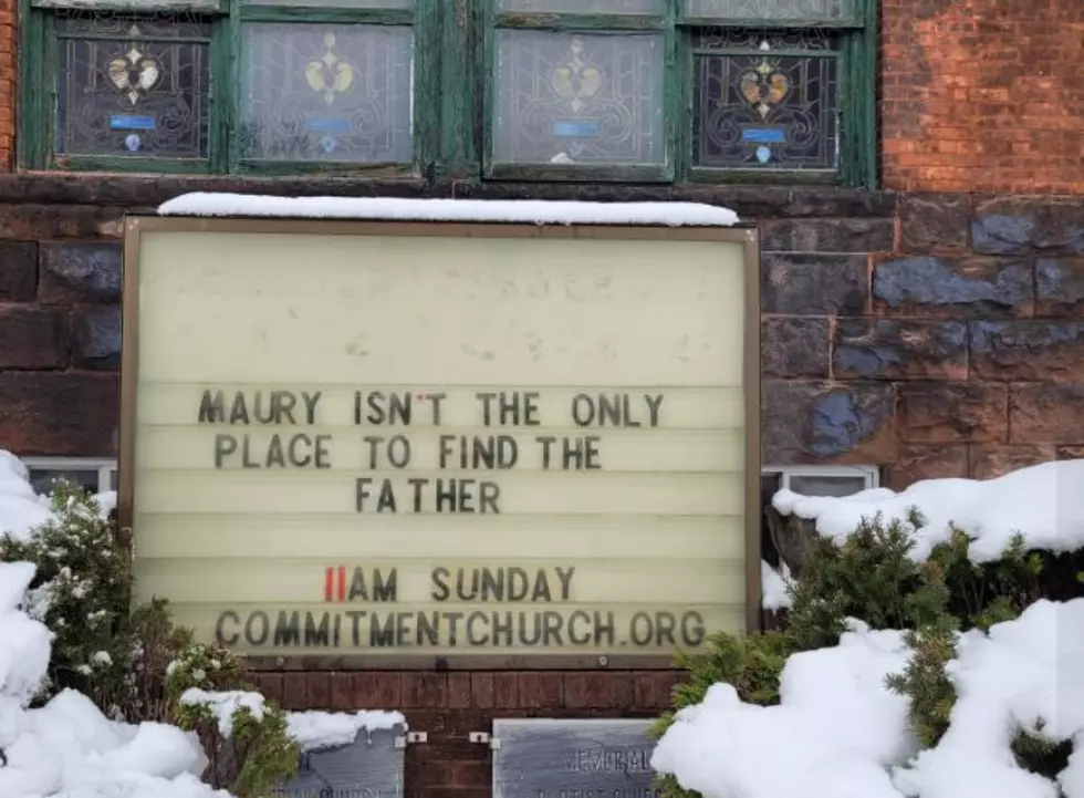 Upstate New York Church Sign Bringing Laughs