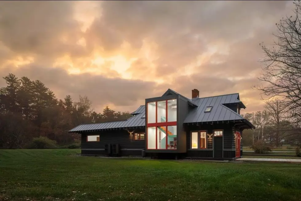 The historic Accord Train Station is now an Airbnb... and looks a lot different than in 2012 (Airbnb)