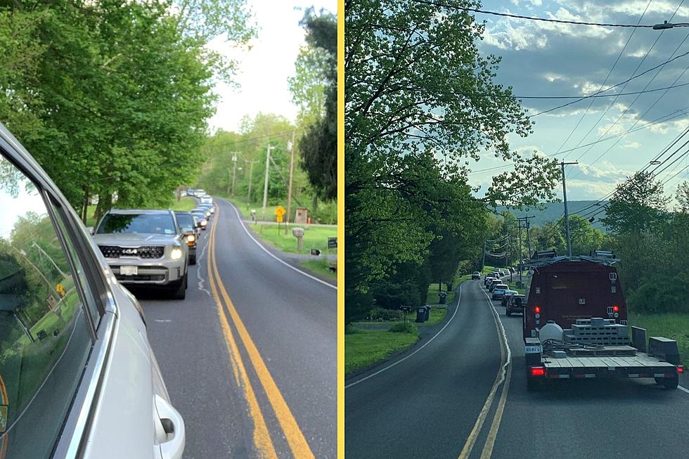 Mile-Long Line at New Traffic Light in the Hudson Valley