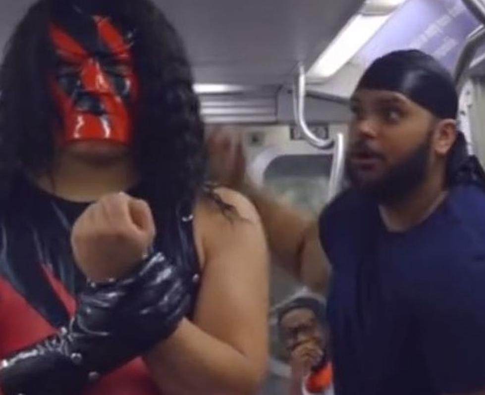 Wrestling Cosplay Takes Over New York Trains