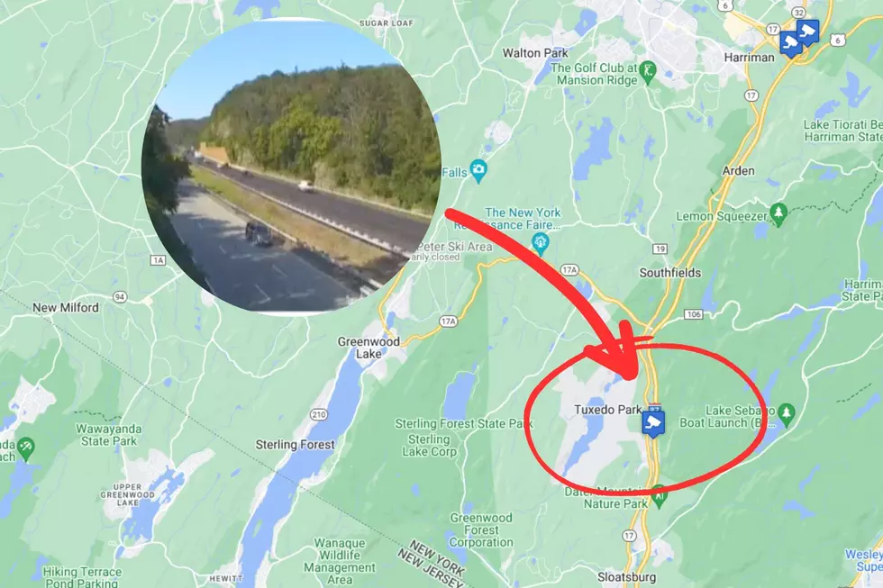 The feed from Sloatsburg's traffic camera (NYSTA/Canva)