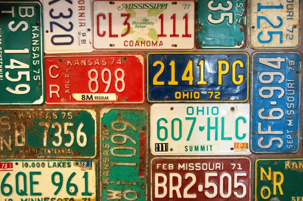 The New York DMV is warning drivers about the dangers of keeping old license plates (liveslow via Canva)