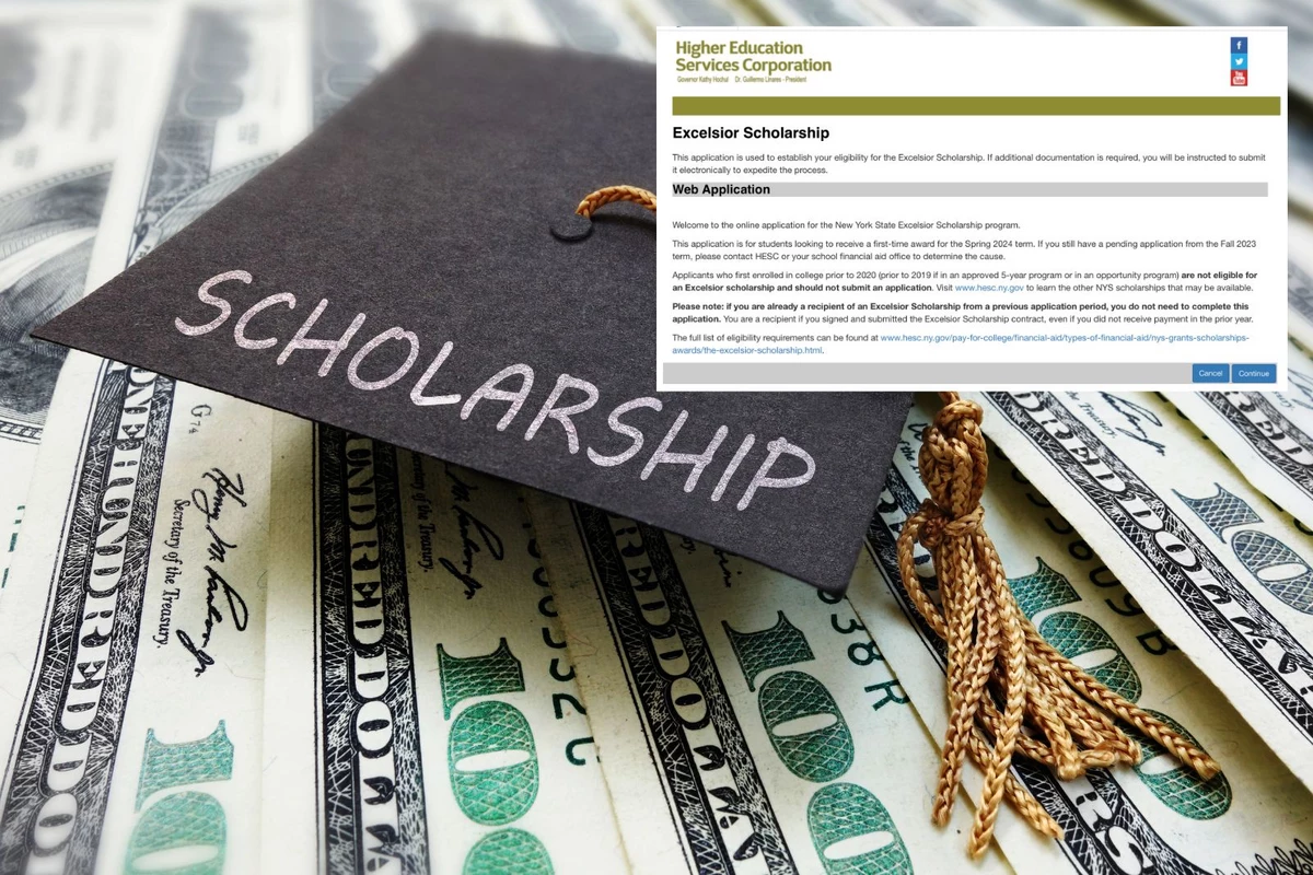 Applications for The NYS Excelsior Scholarship Program Are Open