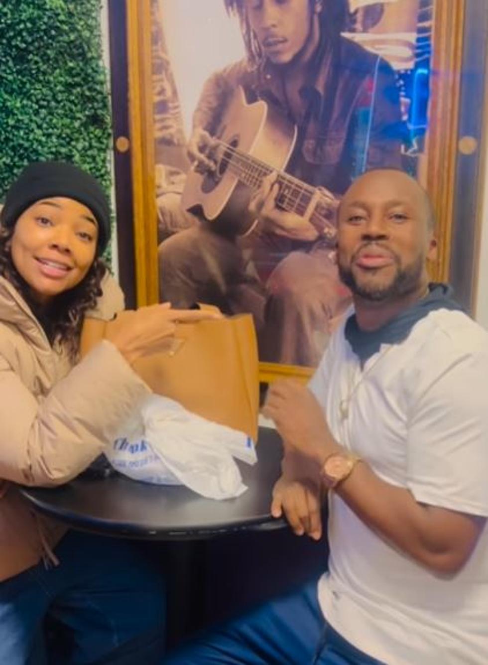 Gabrielle Union-Wade Spotted at Popular Rockland Lounge