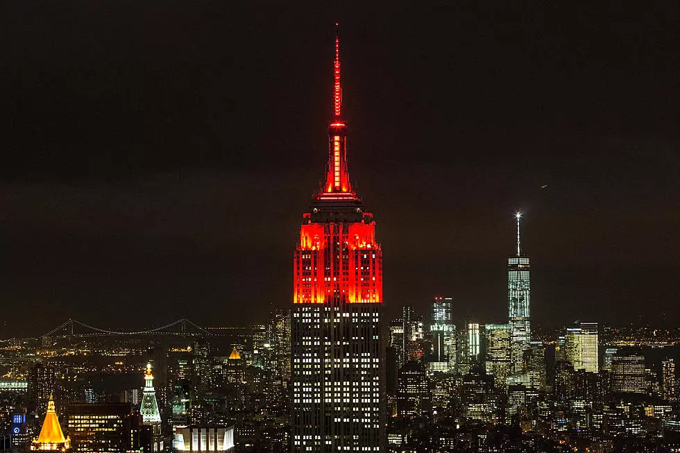Mystery Solved: Why Landmarks Are Lit Up Red In New York State