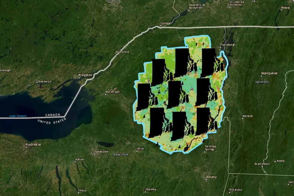 Map of Adirondack Park in New York