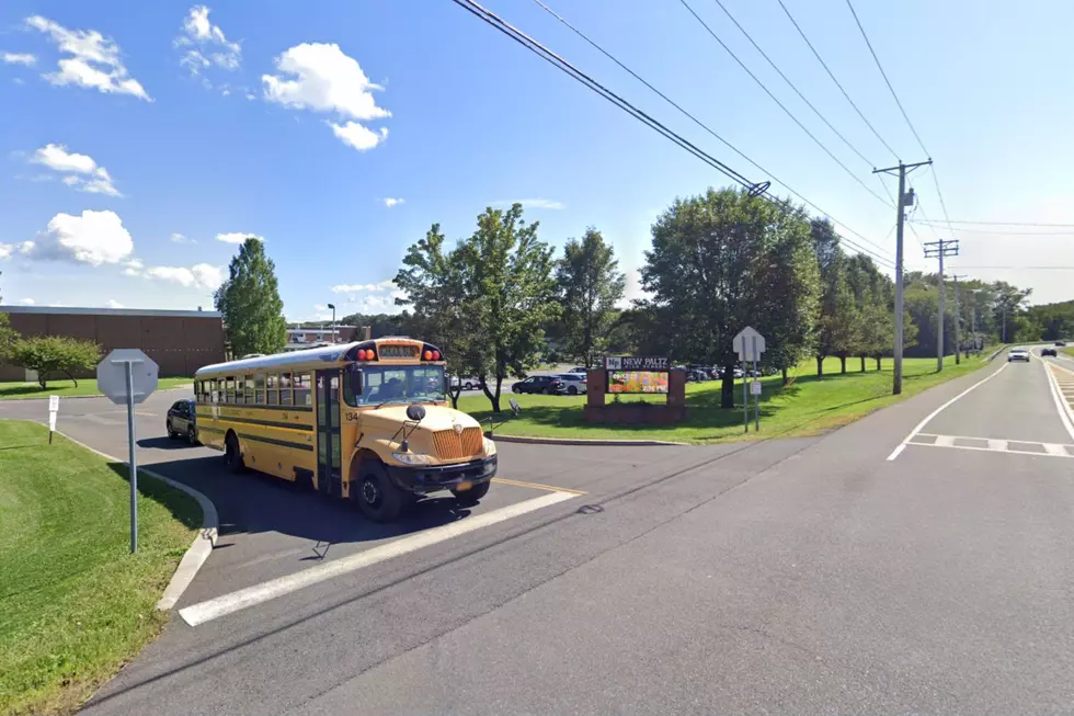 Exterior of New Paltz High School in New Paltz, NY
