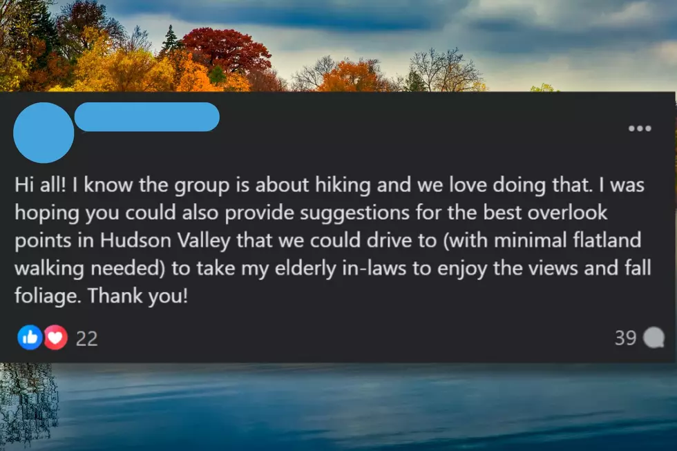 A Hudson Valley resident recently took to Facebook to ask for the best views that didn't require a hike (Facebook/Canva)