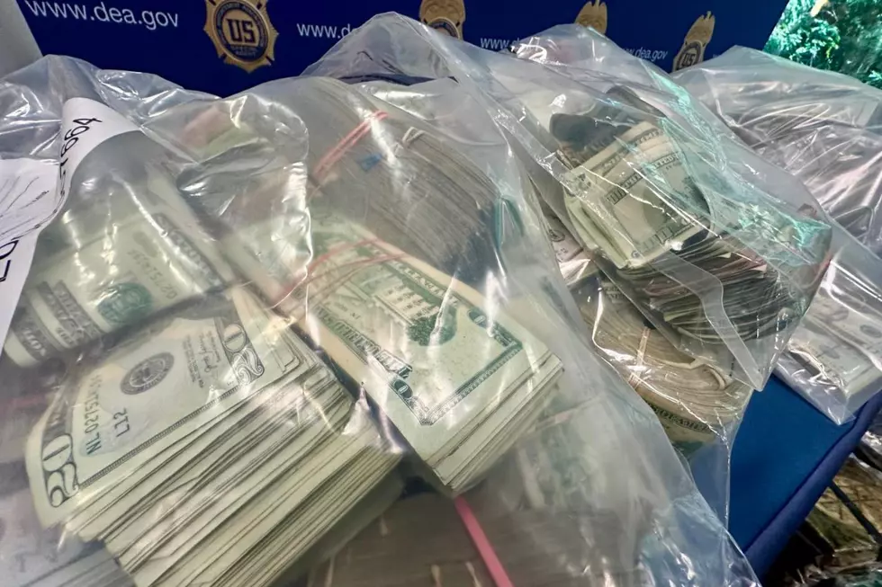 Part of recent large-scale drug bust included the seizure of more than $1 million (New York State Police via Facebook)