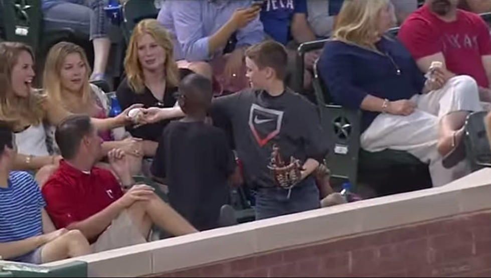 Boy Pulls Off Smoothest Foul Ball Trick To Impress the Ladies at The Ballpark