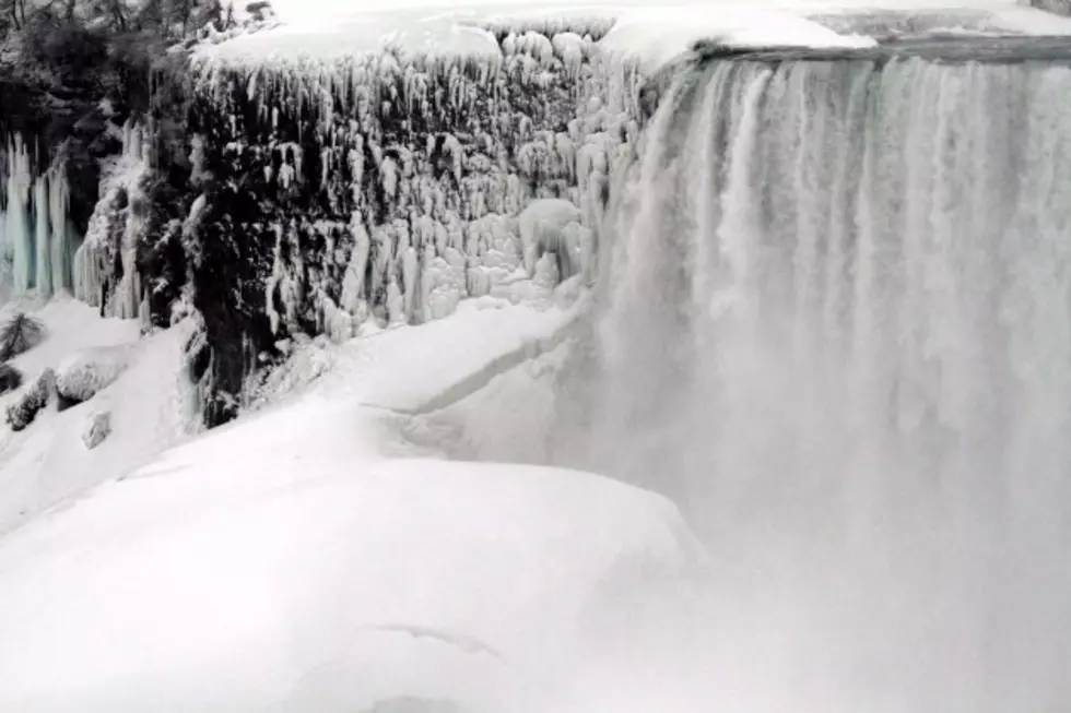 It&#8217;s So Cold Niagara Falls Is Partially Frozen Over