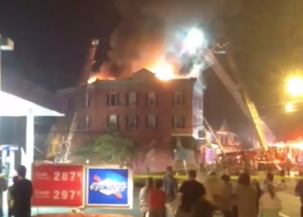 Haunting Photos and Video of 5-Alarm Fire in Walden