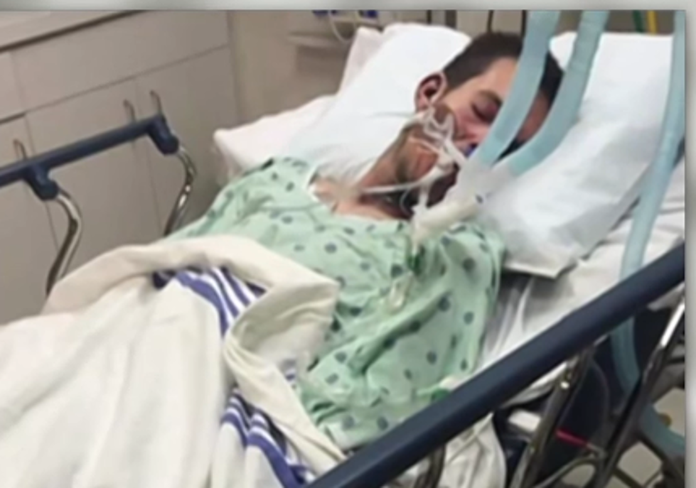 Man Lucky to Be Alive After E-Cig Explodes in His Face