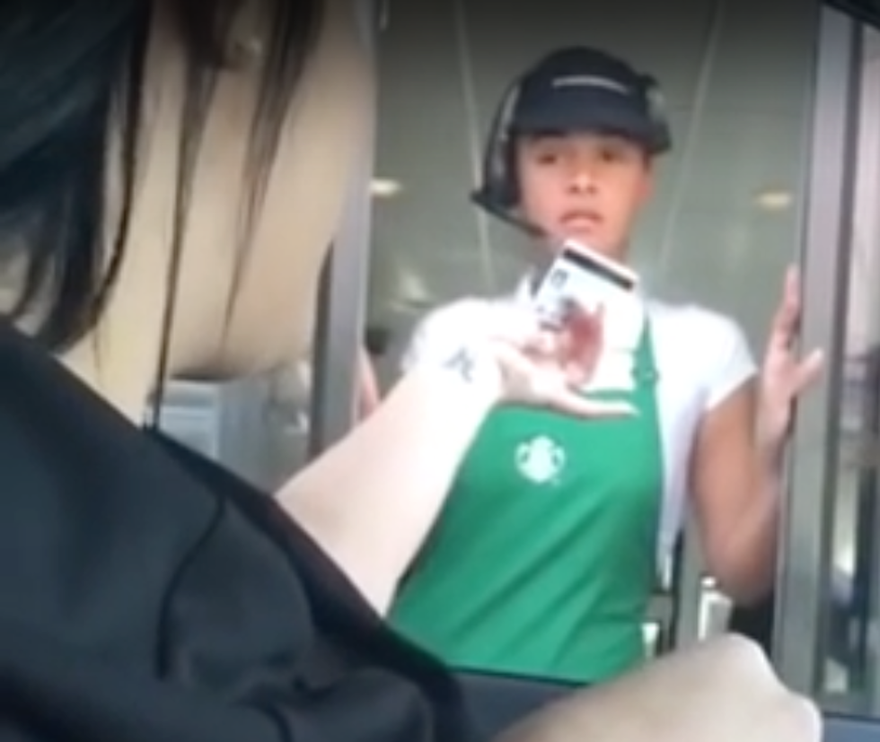 Woman Confronts Starbucks Employee who Stole Credit Card Info [NSFW VIDEO]