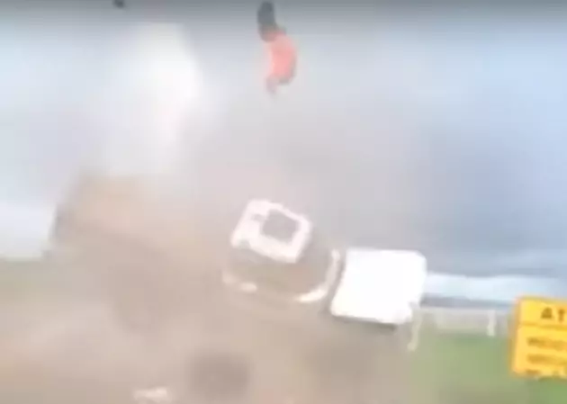 Man Ejected From Truck During Crash [VIDEO]