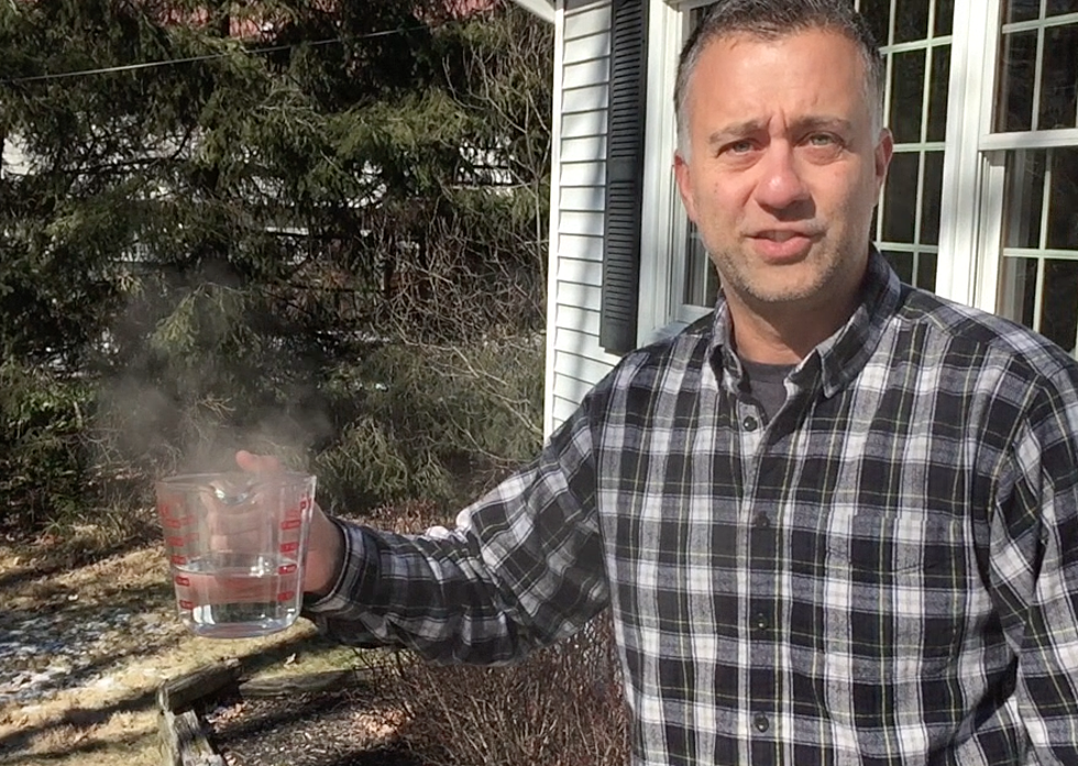 The Hudson Valley Is Cold Enough to Make Snow With Boiling Water