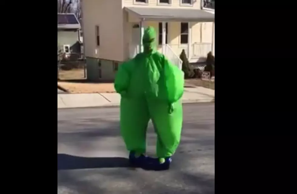 Hudson Valley Sightings: Mysterious Green Creature on Hoverboard