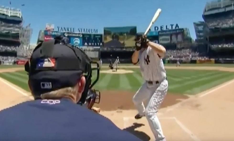 Watch Hedeki Matsui Go Long at the Yankees’ Old-Timers’ Game [VIDEO]