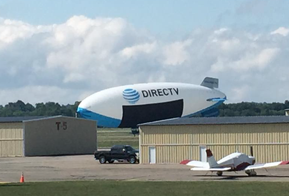 What Is the DIRECTV Blimp Doing at Orange County Airport?