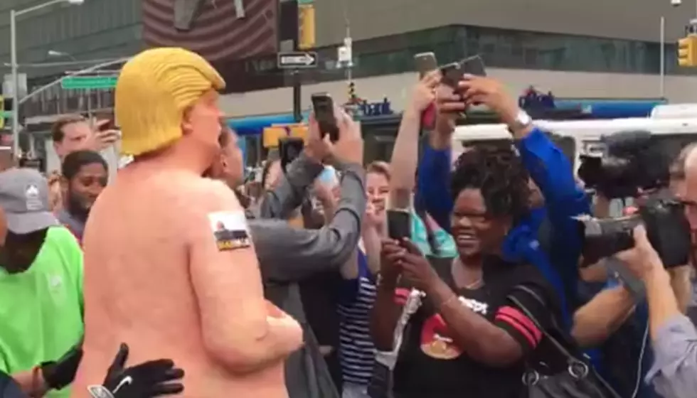 Why Was There a Naked Donald Trump Statue in Union Square?